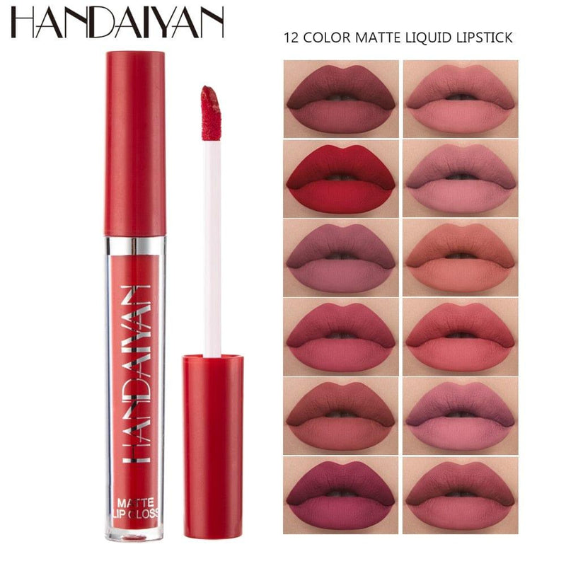 Batom à Prova D'água Sexy Lips Handaian - Kit com 6 - Maré Descontos
